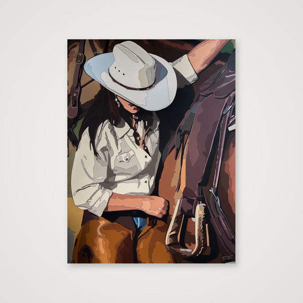 final seddled up updated — 12×16" Print only