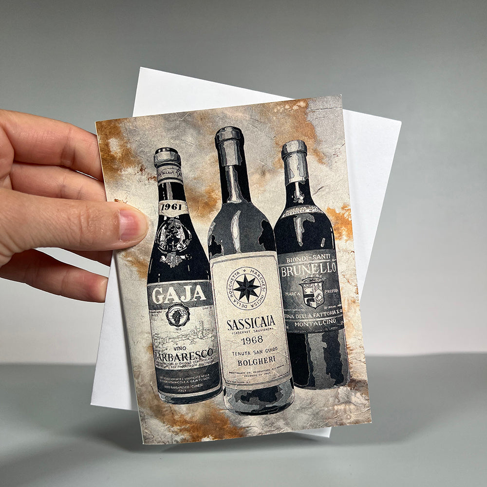Greatest Italian Wines | Wine Greeting Cards