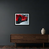Ferrari 812 finished 50smaller — 20×16" Black Frame