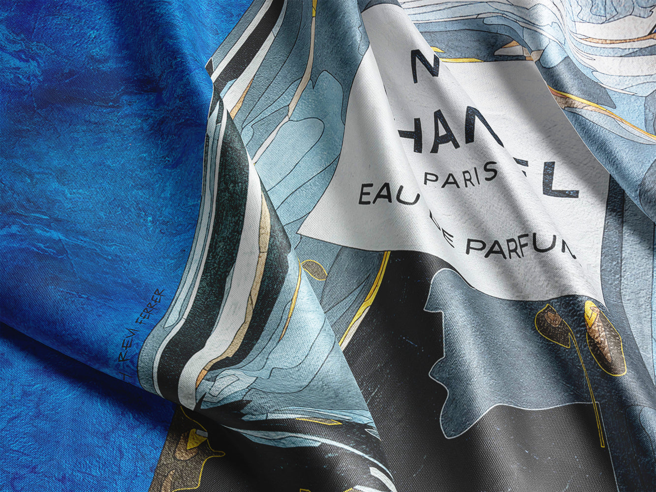 Blue No. 5 Scarf