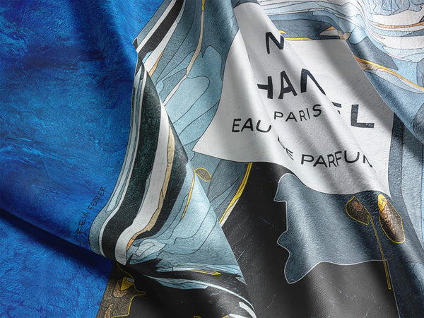 Blue No. 5 Scarf